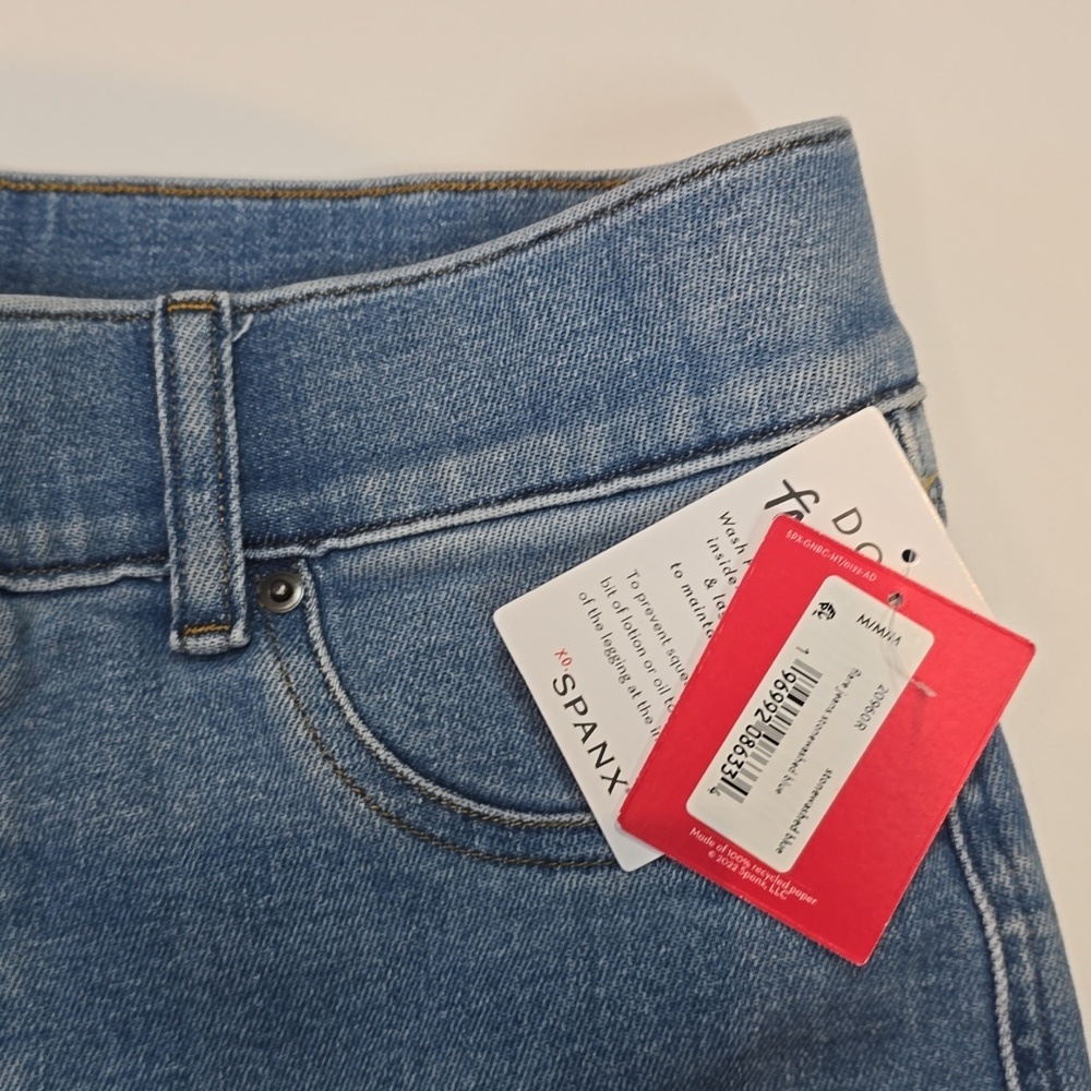 SPANX Stonewash High Rise Flare Jeans - Picture 9 of 16
